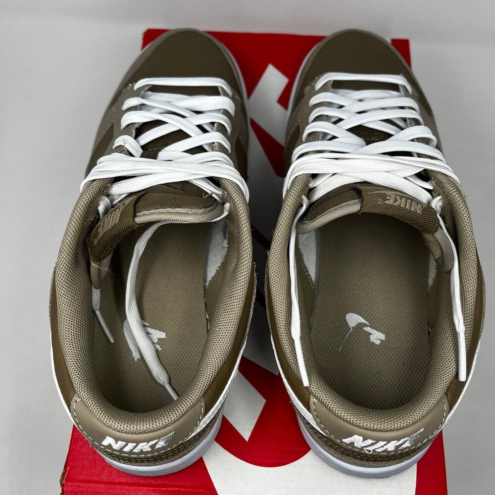 Nike Dunk Low Retro Khaki White-Hazel Rush Sneakers Mens Size 9 - Picture 5 of 8